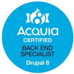 Certifié spécialiste Drupal 8 Back-end par Acquia